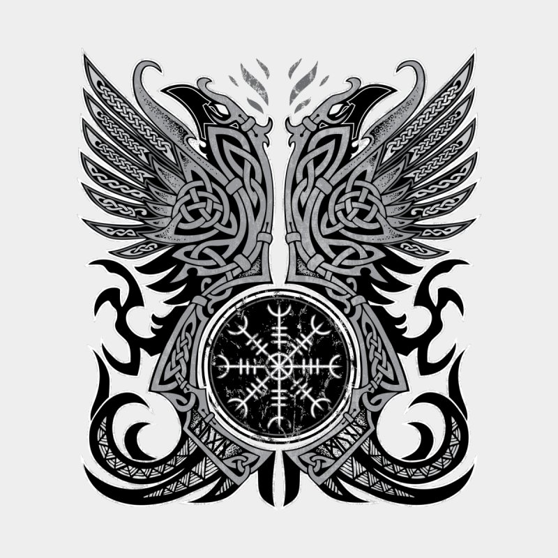 Huginn and Muninn - The Twin Ravens of Odin
